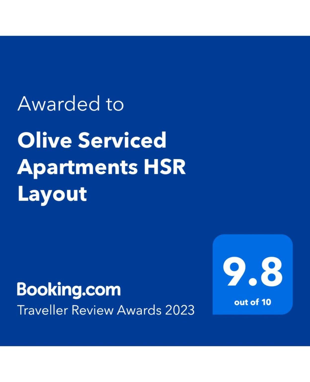 Olive Serviced Apartments Hsr Layout Бангалор Екстериор снимка